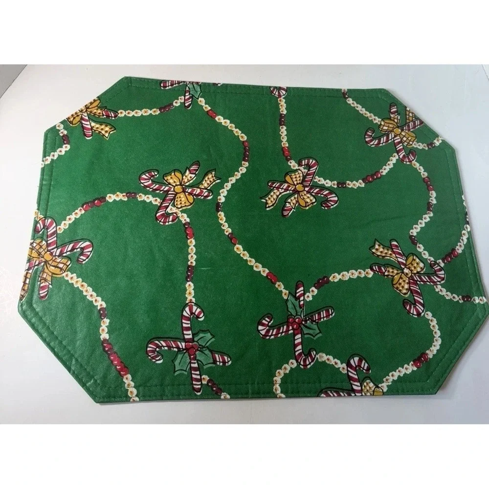 Kmart Trim A Home Christmas Vinyl Placemats 18